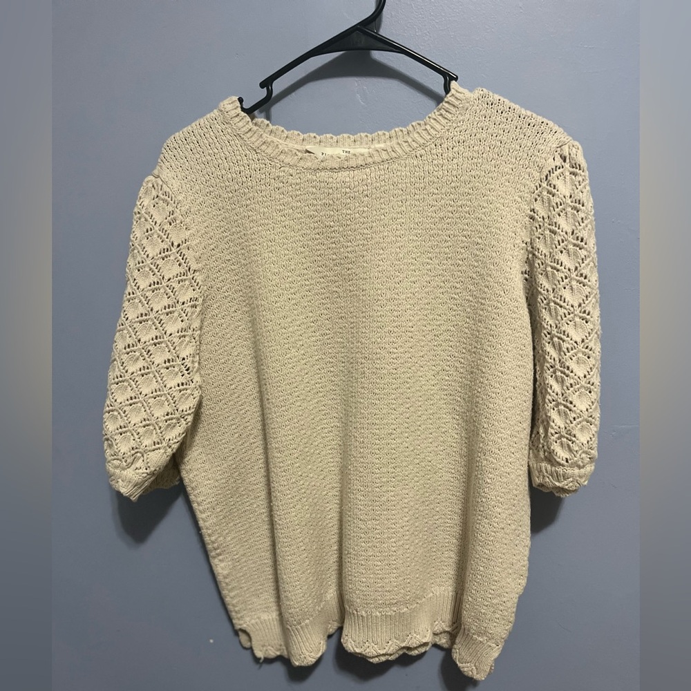 The Pioneer Woman Cream Knit Sweater